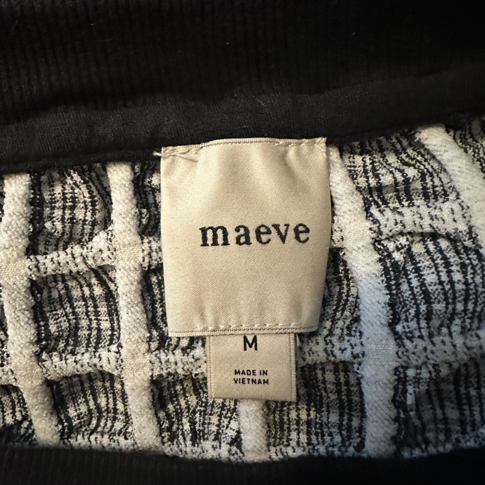Anthropologie Maeve Puff Sleeve Textured Top Size M - Picture 4 of 5